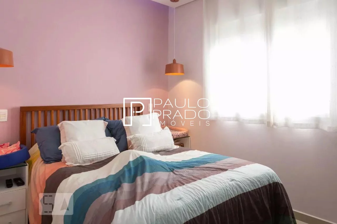 Imagem Este apartamento de 3 quartos, sendo 1 suíte, 2 salas, 2 banheiros, 2 vagas de garagem e incríveis 87,00 m2 para venda na Lapa