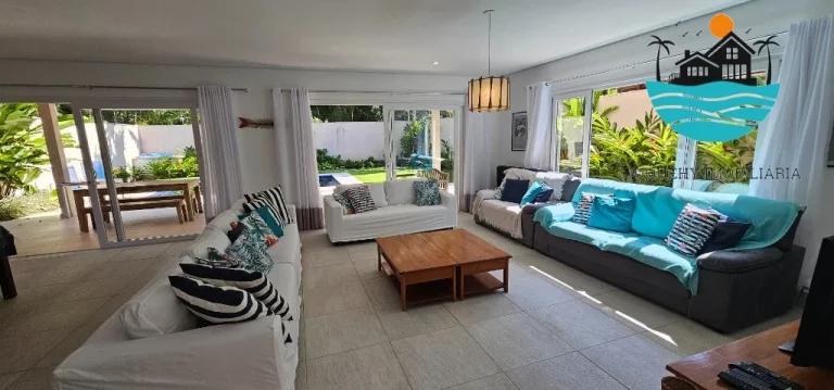 Imagem Comprar casa em Juquehy - av. da praia, canto direito, 30m da praia, 5 suítes, piscina, churrasqueira, 4 vagas, 394m² de construção | Juquehy Imobil