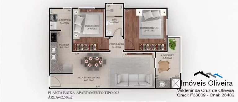 Imagem Apartamento no Edifício Ereditá a partir de R$ 427.420,00