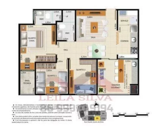 Imagem Apartamento 3 dormitórios para Venda, Ininga, 3 dormitórios, 1 suíte, 2 banheiros, 2 vagas