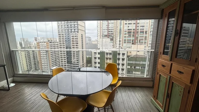 Imagem Apartamento para locação na Consolação, São Paulo-SP: 1 quarto, 1 sala, 1 banheiro, 1 vaga de garagem, 50m² de área!