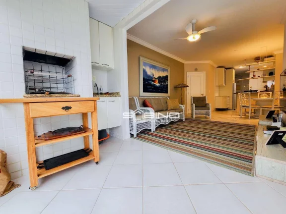 Imagem Apartamento Pé na Areia Frontal a venda, com 3 dormitórios 96m², 2 vagas - em Riviera de São Lourenço Bertioga S/P