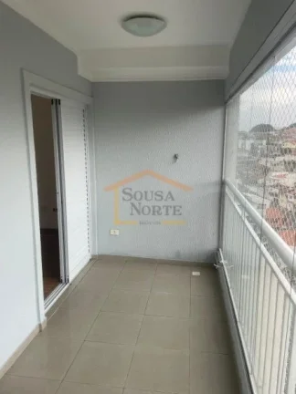 Imagem Apartamento 45m², 1 suíte, sala 2 ambientes, sacada, armários na cozinha e banheiro, área de ser...