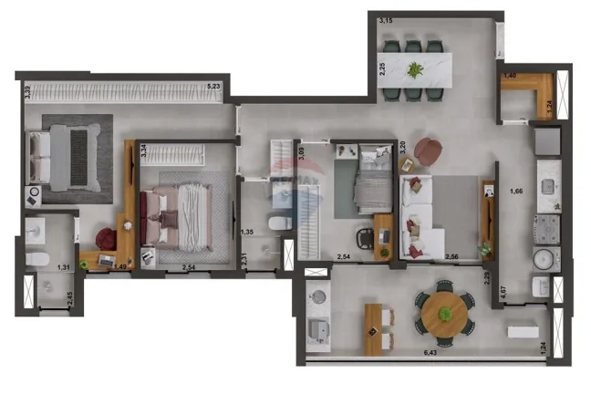 Imagem Apartamento Lançamento Tríon – Alto Padrão, Exclusividade e Localização Estratégica