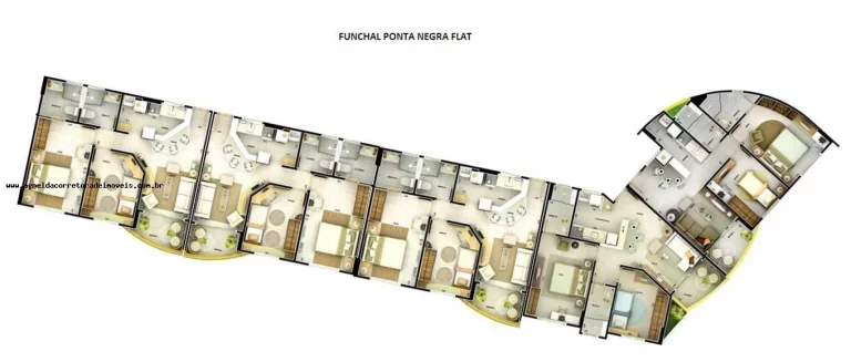 Imagem Apartamento para Venda em Natal, PONTA NEGRA, 2 dormitórios, 1 suíte, 2 banheiros, 1 vaga