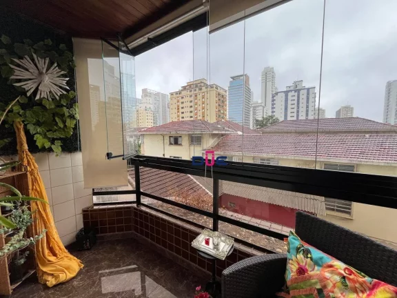 Imagem Apartamento com 3 dormitórios à venda, 150 m² por R$ 1.195.000,00 - Gonzaga - Santos/SP