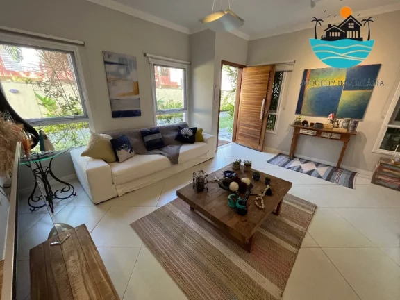 Imagem Casa de Temporada em Juquehy - Casa em condomínio, 3 suítes, 600metros da praia, 2 vagas, piscina privativa max. 8 pessoas | Juquehy Imobiliária