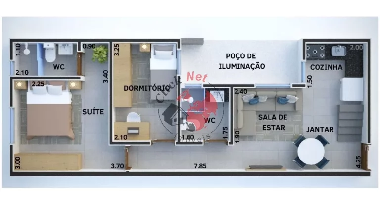 Imagem Apartamento em Prédio Sem Condomínio para Venda no bairro Vila Cecília Maria - Santo André