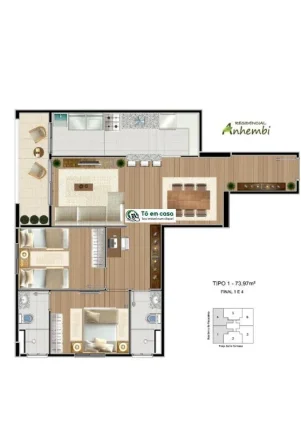 Imagem APARTAMENTO RESIDENCIAL em SÃO JOSÉ DOS CAMPOS - SP, JARDIM ANHEMBI