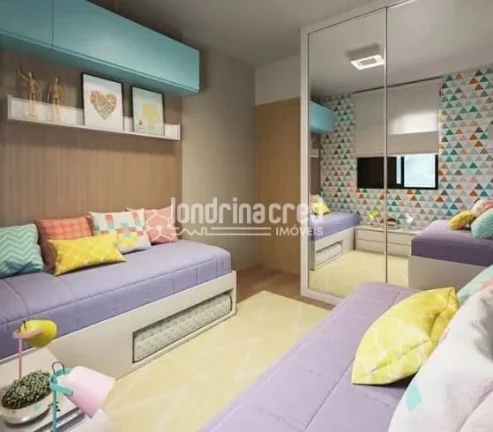 Imagem Apartamento no EVER-VITTA: 2 Dormitórios (1 Suíte), 2 Banheiros, Sala, Cozinha, 1 Vaga de Garagem e 55m² de Área Útil