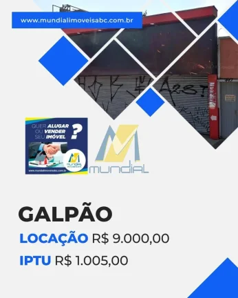 Imagem Galpão 400m² na Vila Marina pronto para seu negócio