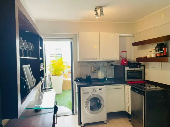 Imagem Flat disponível para locação no Meliá Ibirapuera, com 61m², 1 dormitório e 1 vaga