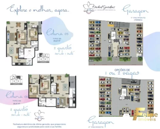 Imagem Um empreendimento localizado a uma quadra do mar, com apartamentos de 2 e 3 quartos na Praia de Peracanga