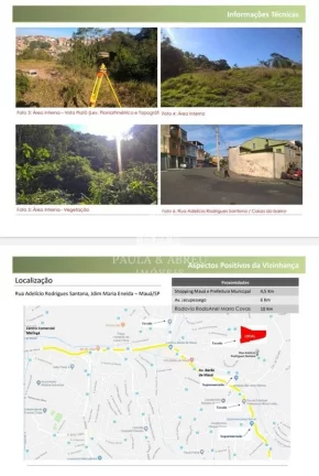 Imagem Venda de Área de 24.000m² no Jardim Maria Eneida, Mauá-SP