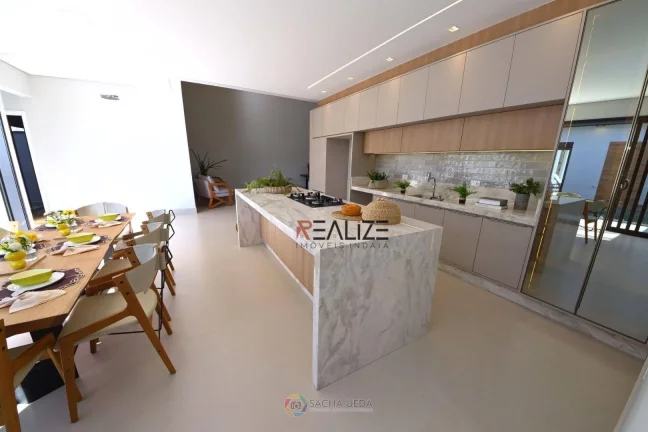 Imagem Casa moderna com 3 suítes e escritório à venda, por R$ 2.100.000 - Condomínio Próximo Parque Ecológico - Indaiatuba/SP