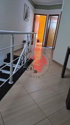 Imagem Sobrado Estudo permuta por apto menor valor ,3 dorms c suite , varanda ,quintal , churrasq,4 vagas, bairro Vila Camilópolis,Santo André