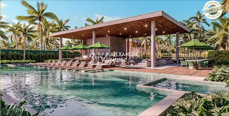 Imagem Vizcaya The House, condomínio de praia, Flecheiras-CE. Lofts com 3 suítes.