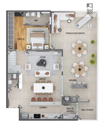 Imagem Apartamento Garden a Venda no bairro Água Verde - Curitiba, PR