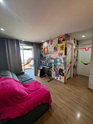 Imagem Apartamento de 2 dorms (suíte), 1 vaga com churrasqueira à carvão no condominio Exuberance Club
