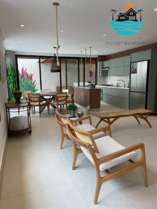 Imagem Casa em condomínio para venda em Juquehy, Aluguel de tempoarda, com 5 suítes, 395m² de área, 300m da praia, max 12 pessoas | Juquehy Imobiliária