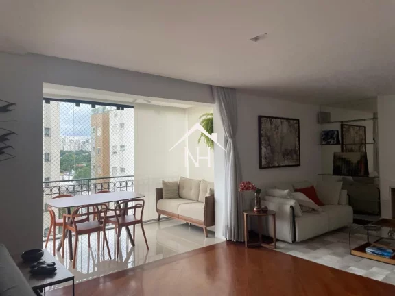 Imagem Apartamento de 200m c/ lareira, 3 suítes (1 master c/ varanda, closet e banheira),4 vagas c/ depósito,piscina,playground,academia,salão de festa,sauna