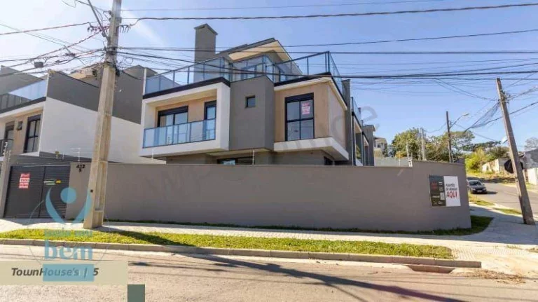 Imagem Belíssimo Sobrado com 3 quartos à venda, 139 m² por R$ 889.000 - Pilarzinho - Curitiba/PR