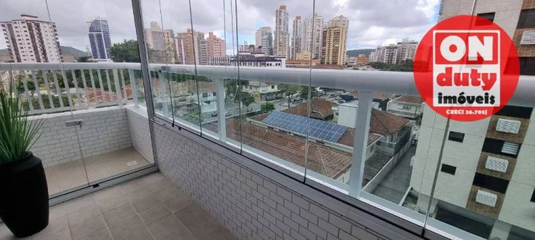 Imagem Apartamento com 2 dormitórios à venda, 76 m² por R$ 1.162.530,00 - Ponta da Praia - Santos/SP