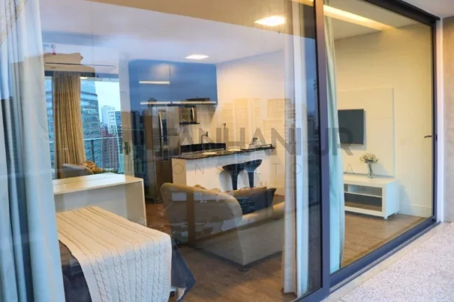 Imagem Apartamento para locação na Vila Olímpia, São Paulo-SP: 1 quarto, 1 suíte, 1 sala, 1 banheiro, 2 vagas, 68m². Venha conferir!