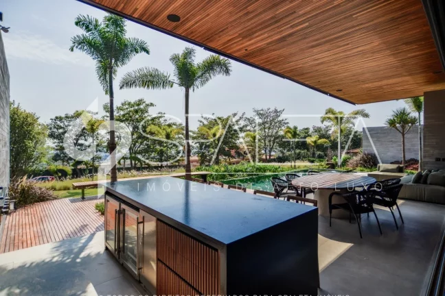 Imagem Residência cinematográfica com arquitetura moderna à venda na Fazenda da Grama em Itupeva