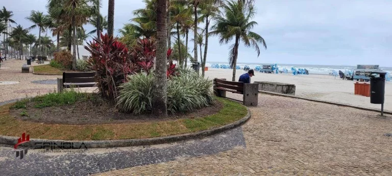 Imagem Apartamento com 2 dormitórios à venda, 55 m² por R$ 375.000,00 - Mirim - Praia Grande/SP