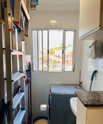 Imagem Apto 2 dormitÃ³rios, sala integrada Ã  cozinha, Ã¡rea de serviÃ§o, banheiro, 1 vaga de garagem. 40mÂ...