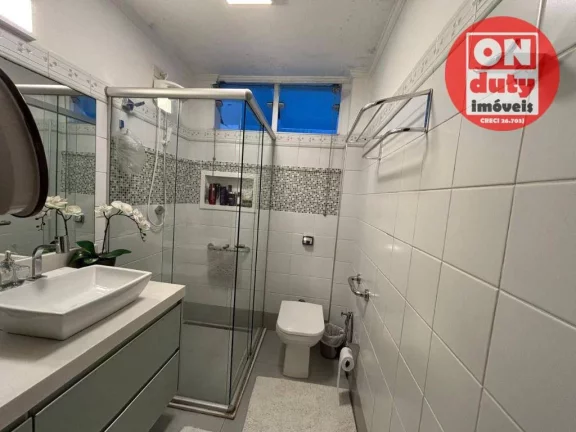 Imagem QUADRA DA PRAIA Apartamento com 1 dormitório à venda, 59 m² - Boqueirão - Santos/SP