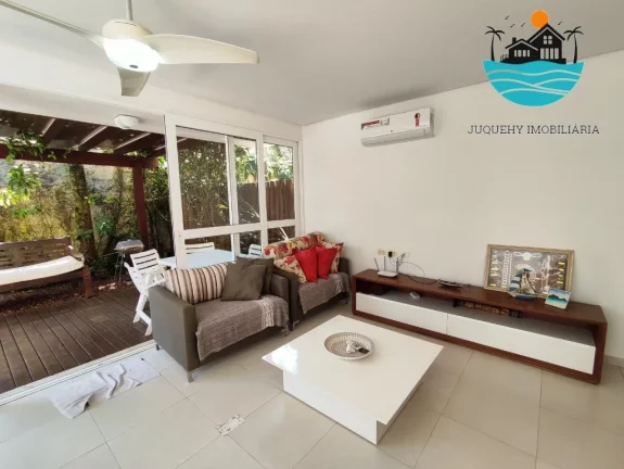 Imagem Casa Aluguel Temporada Juquehy, 80 metros da praia, piscina, churrasqueira, 4 suítes, acomoda 10 pessoas | Juquehy Imobiliária