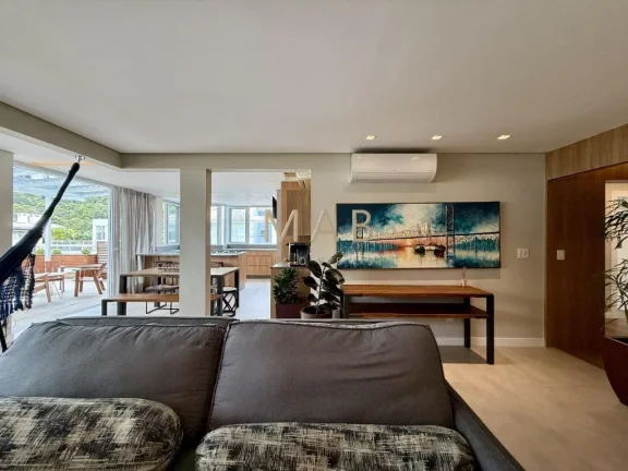 Imagem Cobertura de luxo à venda em Florianópolis-SC, bairro Ingleses do Rio Vermelho: 3 quartos sendo 1 suíte, bwc social, vaga dupla de garagem, 183,77m².