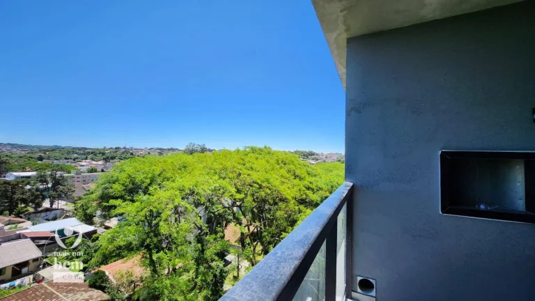 Imagem Apartamento novo com ampla sacada c/ churrasqueira, 3 quartos (1 suíte) à venda por R$ 875.000 - Boa Vista - Curitiba/PR