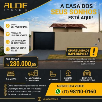 Casa à venda em Barretos