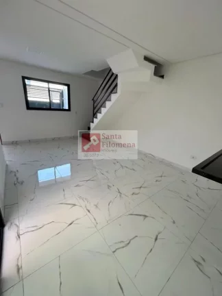 Imagem Sobrado para Venda em Santo André, Jardim Santo Alberto, 2 dormitórios, 2 suítes, 3 banheiros, 1 vaga