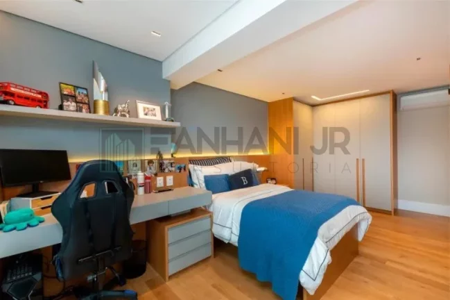 Imagem Luxuosa cobertura de 4 quartos na Vila Nova Conceição, São Paulo-SP: 4 suítes, 5 salas, 6 banheiros, 432m² de área.