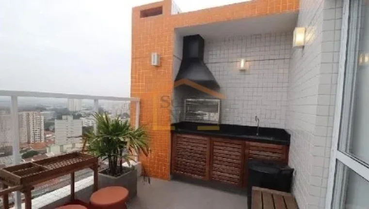 Imagem Apartamento 50m², 2 dormitórios, cozinha planejada com forno e armários, sala 2 ambientes, varand...