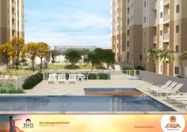 Imagem Apartamento com 2 dormitórios à venda, 50 m² por R$ 240.400,00 - Parque Imperial - Ferraz de Vasconcelos/SP