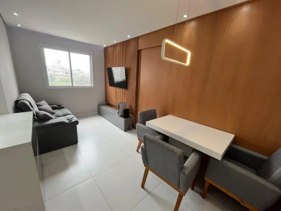 Imagem Apartamento todo mobiliado com 42 m², oferece conforto com seus 2 dormitórios, sala, cozinha e ban...