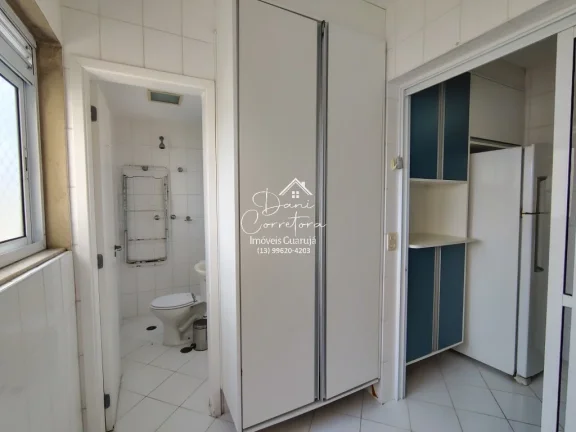 Imagem Apartamento à venda no Jardim Astúrias, Guarujá-SP: 3 quartos, 1 suíte, 2 salas, 2 banheiros, 2 vagas de garagem, 110m².