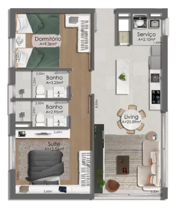Imagem Reserva Motta - Apartamento à venda no bairro Tristeza - Porto Alegre/RS