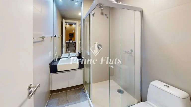 Imagem Flat disponível para locação no VHouse Faria Lima, com 46m², 1 dormitório e 1 vaga