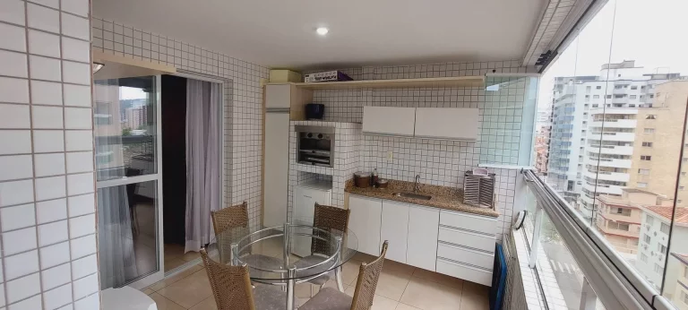 Imagem Espetáculo de apartamento 3dorm no Canto do Forte com Vista Mar