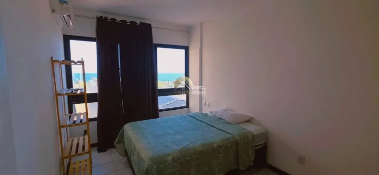 Imagem Alugo apto 1/4 mobiliado na Pituba, 60 m², vista mar+cidade, vaga numerada, condomínio fechado com
