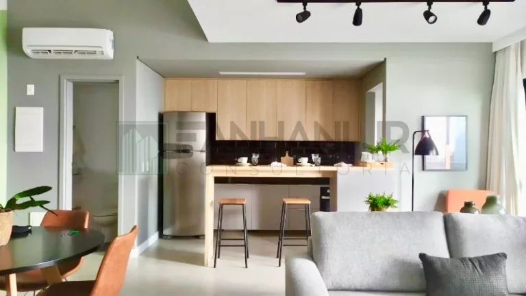 Imagem Apartamento de luxo para locação no Itaim Bibi, São Paulo-SP: 2 quartos, 2 suítes, 3 salas, 3 banheiros, 3 vagas, 100m².