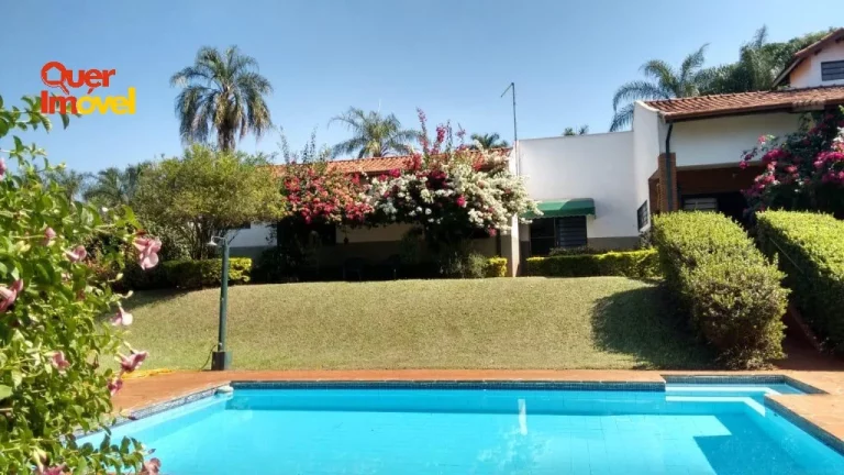 Chácara de luxo em condomínio na Quinta da Boa Vista Ribeirão Preto-SP 3 quartos, 2 suítes, 3 salas, 5 banheiros, 12 vagas Quer Imóvel