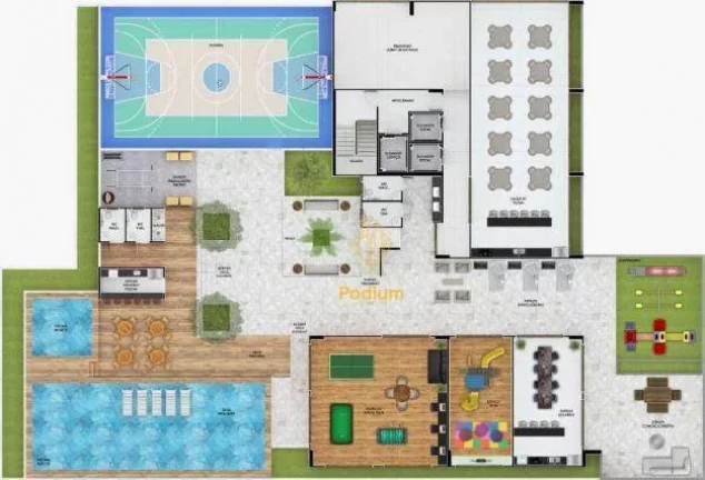 Imagem Apartamentos com varanda / sacada gourmet a poucos minutos da praia no Brisamar - AP0119
