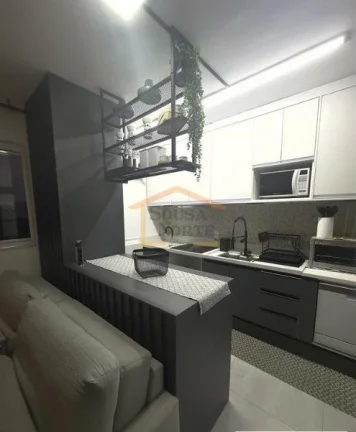 Imagem Apartamento 2 dormitórios, sala integrada com cozinha planejada, banheiro, área de serviço, vaga ...